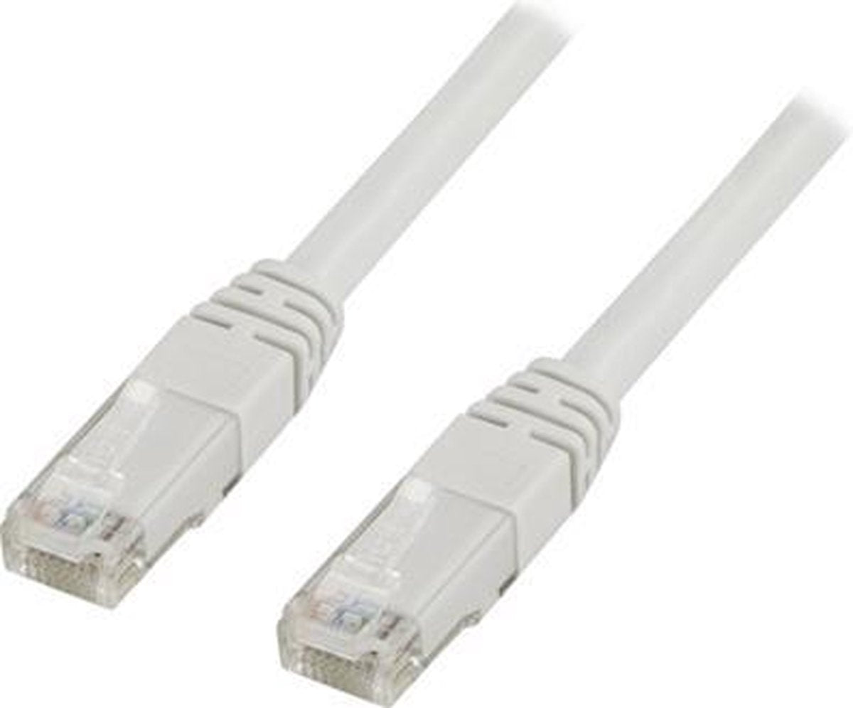 DELTACO TP-620V Cat6 U/UTP Netwerkkabel LSZH - Wit - 20 meter