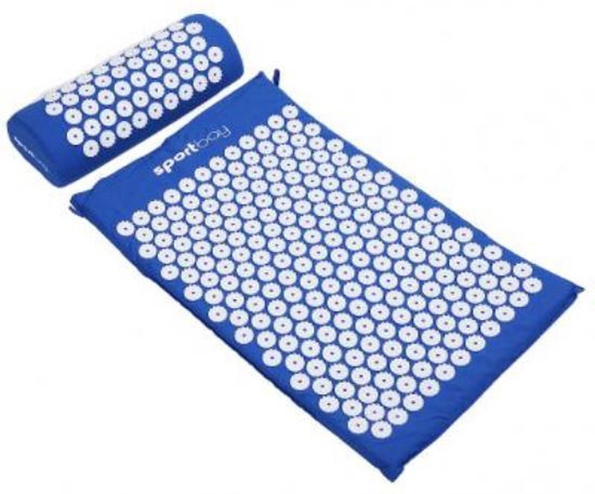 Spijkermat met kussen AKU (blauw)
