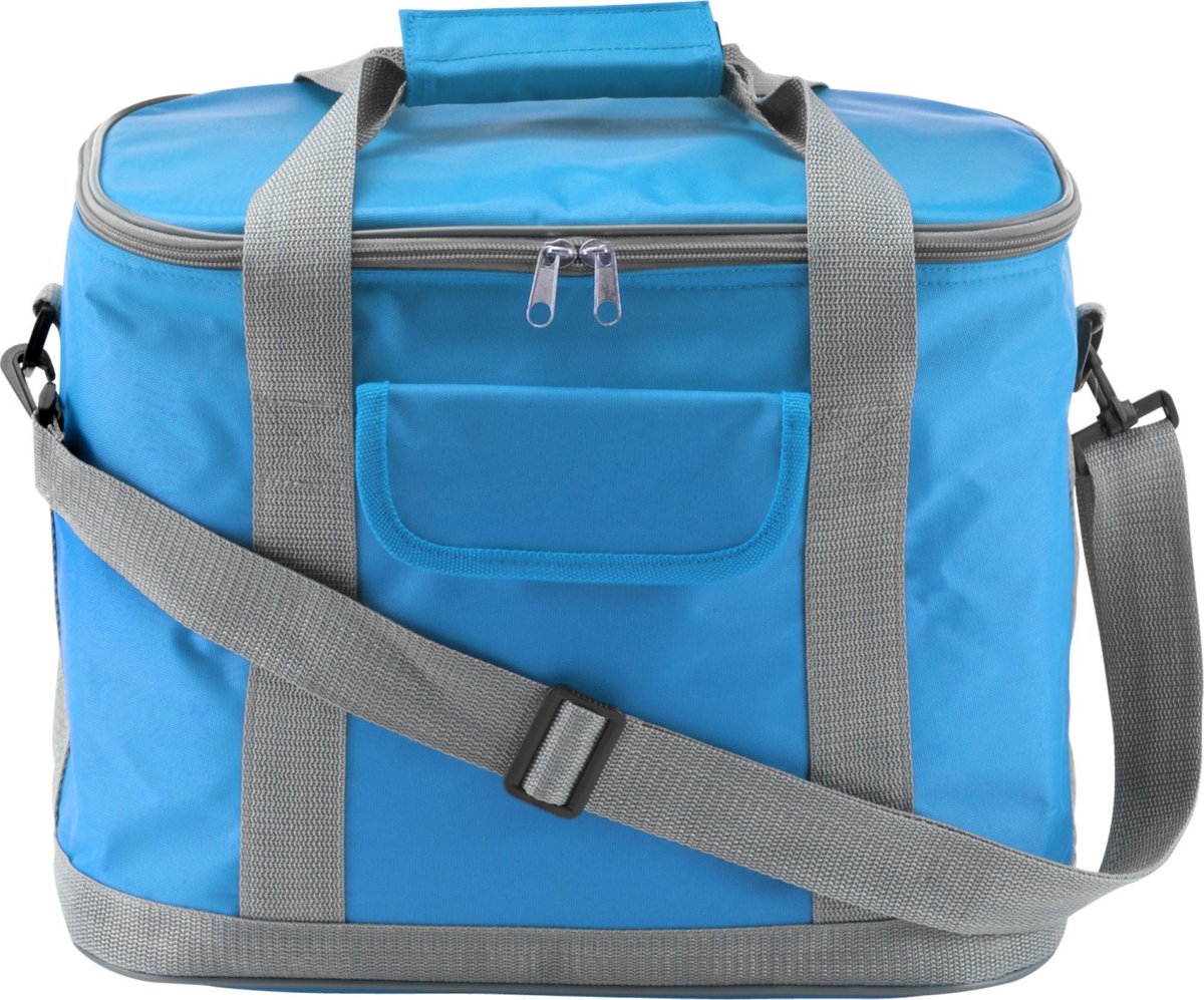 Koeltas 25 liter - Trendy - Licht Blauw - Draagriem - Voorvak -  2021 Zomer Topper