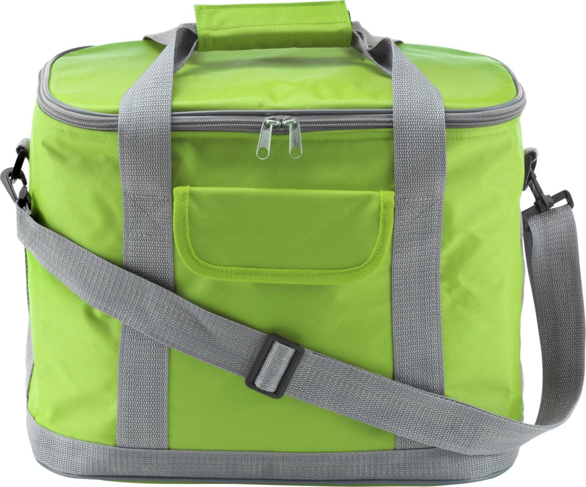 Koeltas 25 liter - Trendy - Lime - Draagriem - Voorvak -  2021 Zomer Topper