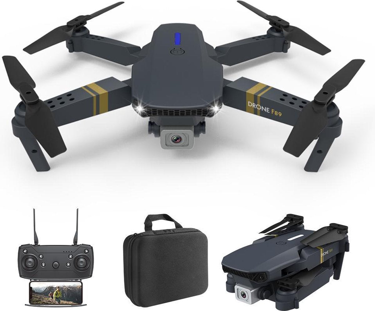 Drone met Camera (4K) - Voor Kinderen en Volwassenen - 20 min Vliegtijd - Inclusief Opbergtas en Accu - Voor buiten & binnen