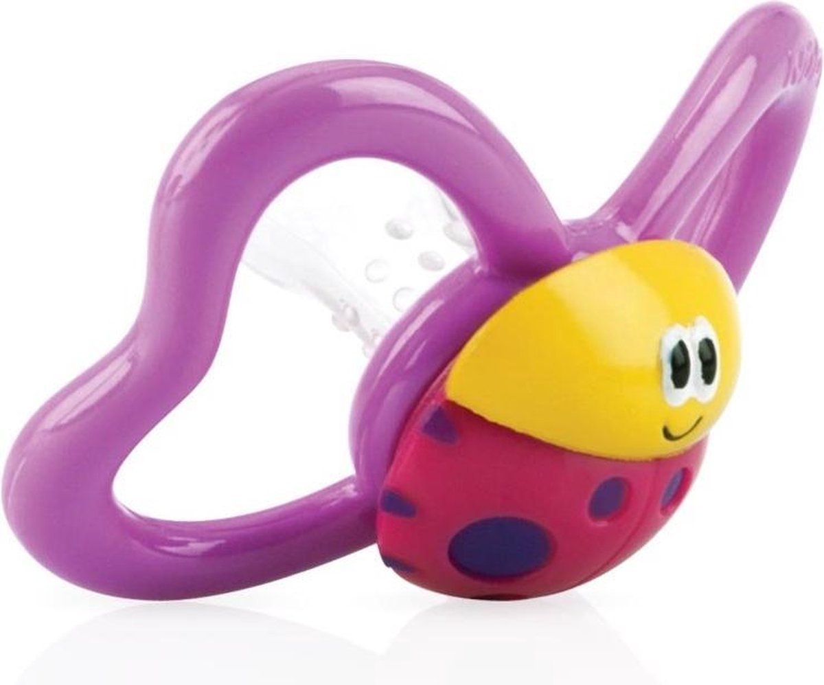 Nuby Fopspeen 3d-paci-pals Ovaal Siliconen 12 Cm Roze