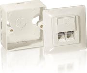 Equip 125761 German Face Plate [Cat.6 w/ Back Box