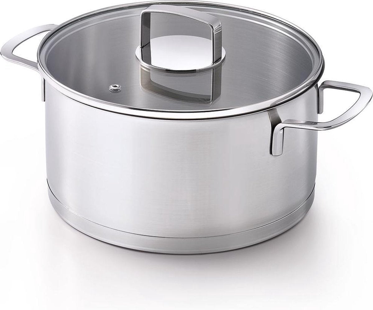Kitchen Fun Mambo Kookpot D20cm 2.5lglazen Deksel - Alle Vuren