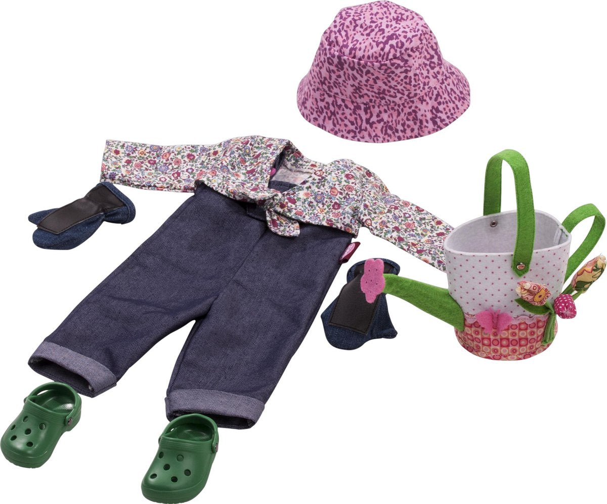 Götz Poppenkleertjes Götz Girls 45-50 cm Tuinoutfit - met accessoires