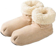 Magnetron warmte sloffen beige voor dames 37-41