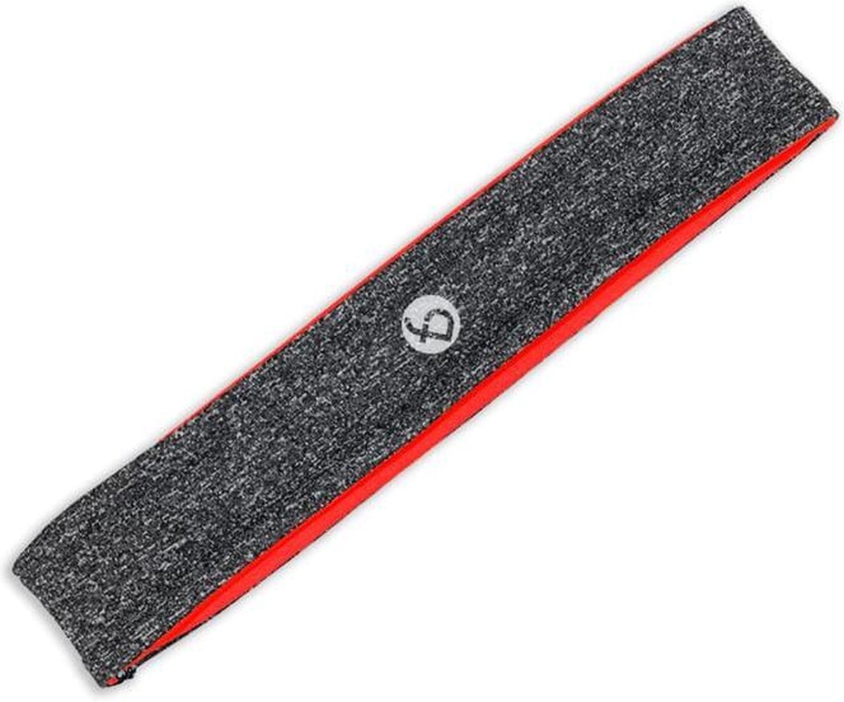 Flipbelt Hoofdband Donkergrijs/Oranje - Hardlopen - One size