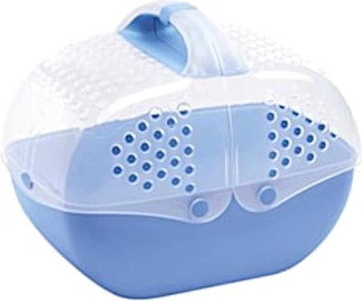 Imac Transportbox Baggy Knaagdieren 36 X 29 Cm Lichtblauw