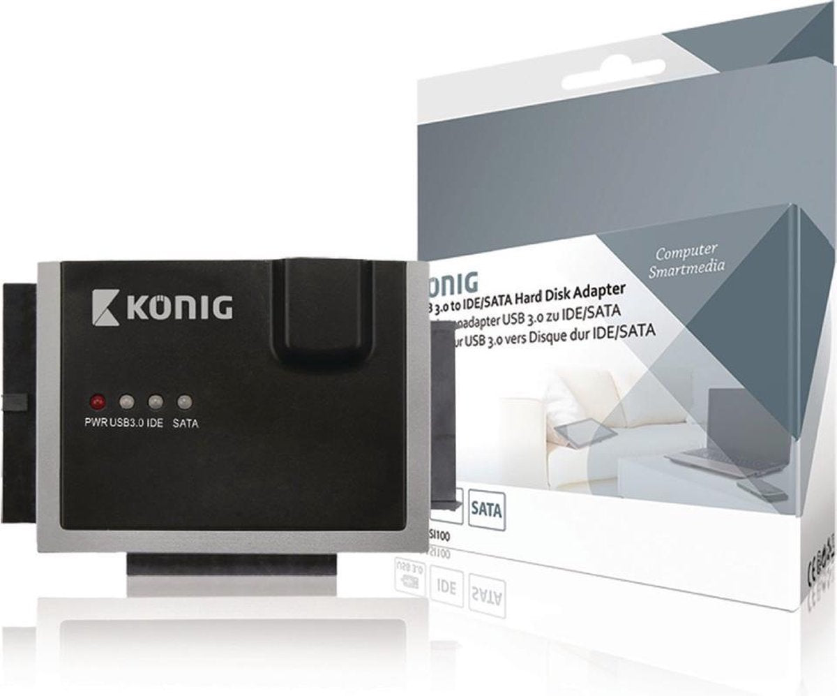 Hard Disk Adapter IDE + SATA Black/Silver