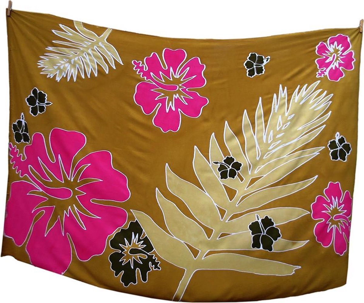 Batik Sarong Tropische Bloemen