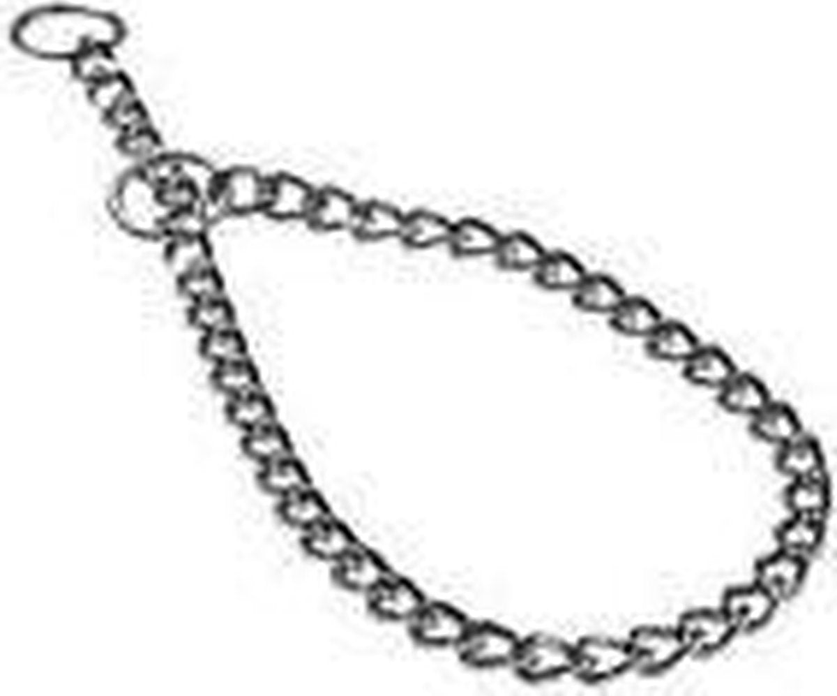 Adori Halsketting Extra Grof Chroom - Hondenhalsband - 50x0.35 cm