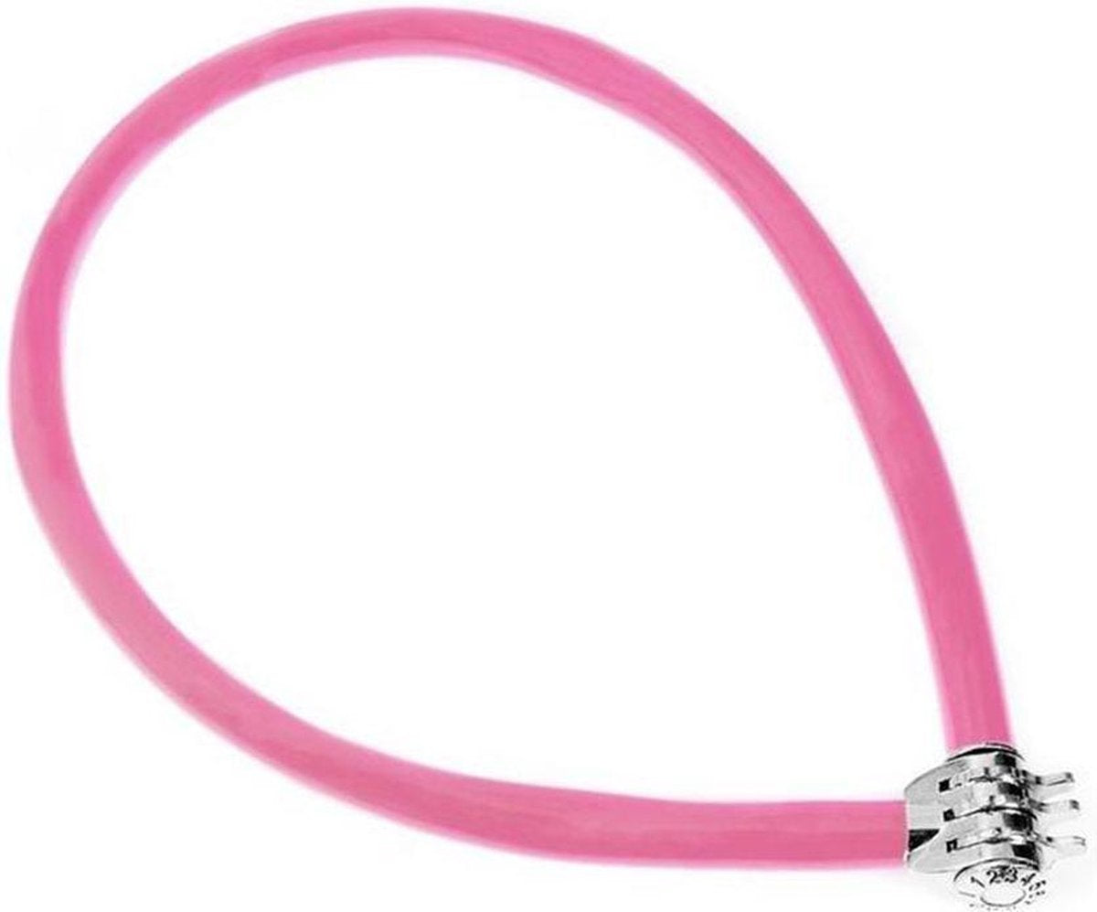 Kryptonite Keeper 665 Cijferslot Ø6mm 65cm - Roze
