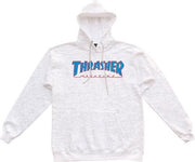 Thrasher Outlined Hooded Sweat heren sweater midden grijs