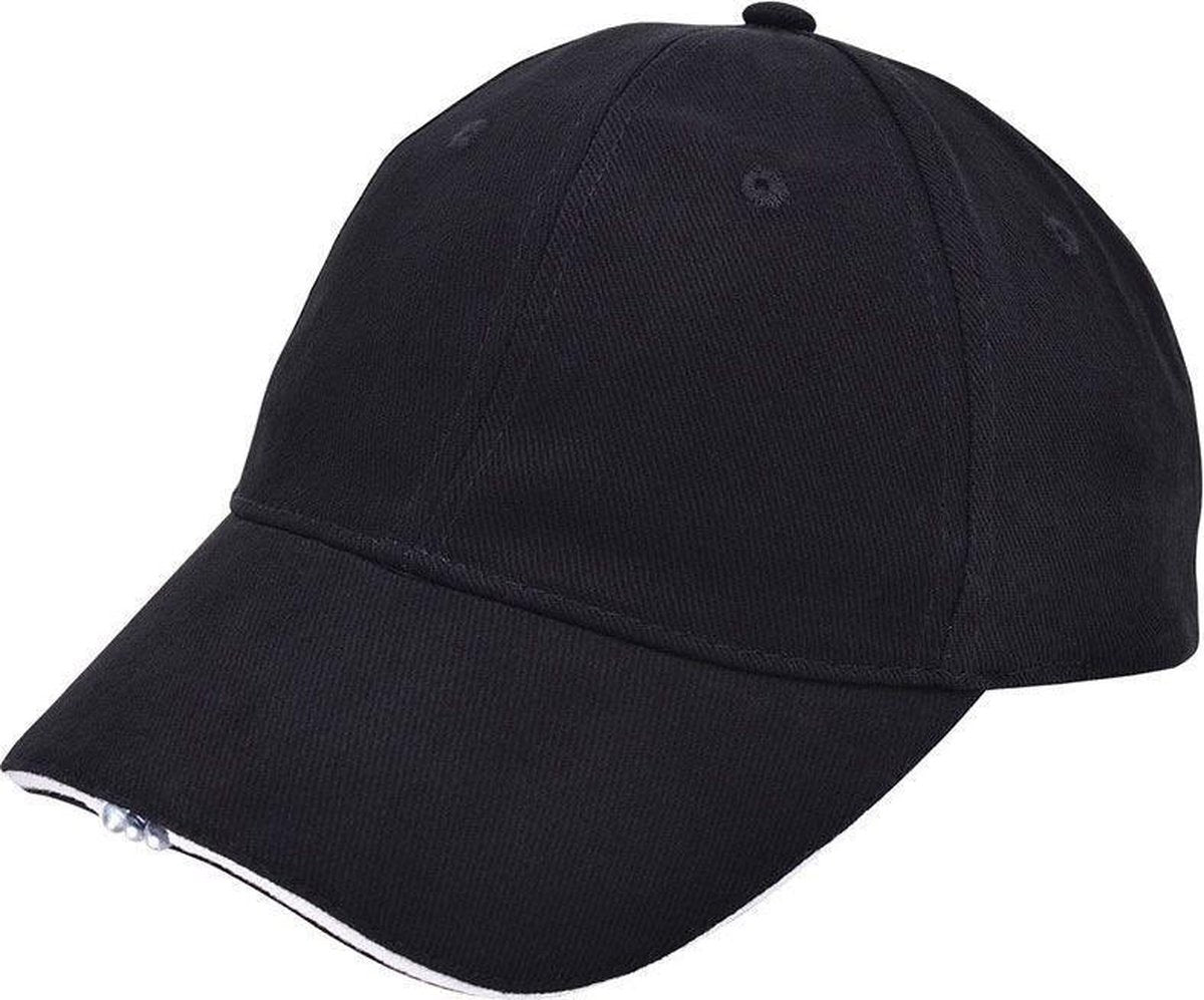 Benza Baseball Cap met led verlichting - Zwart
