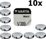 10 Stuks - Varta V389 85mAh 1.55V knoopcel batterij