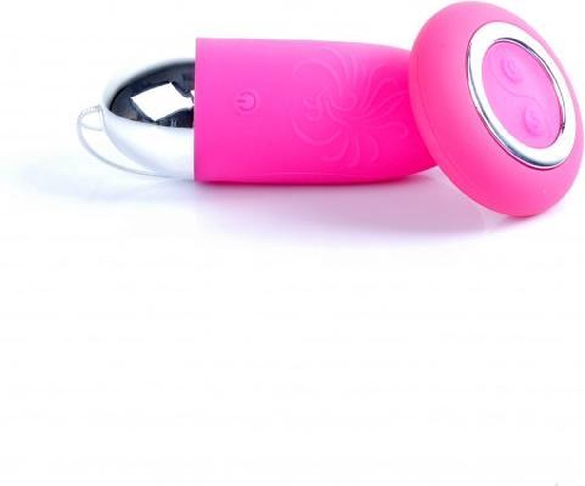 Afstand bendienbaar ei - USB Oplaarbaar - Trill ei - Roze