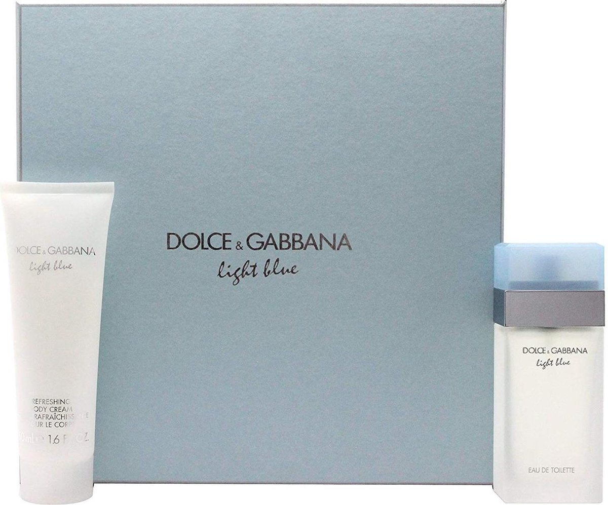 Dolce & Gabbana Light Blue Geschenken 25ml EDT + 50ml Body Cream