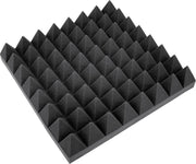 OMNITRONIC akoestisch studioschuim 50x50cm - Pyramide - geluidsisolatie - geluidsdempende mat
