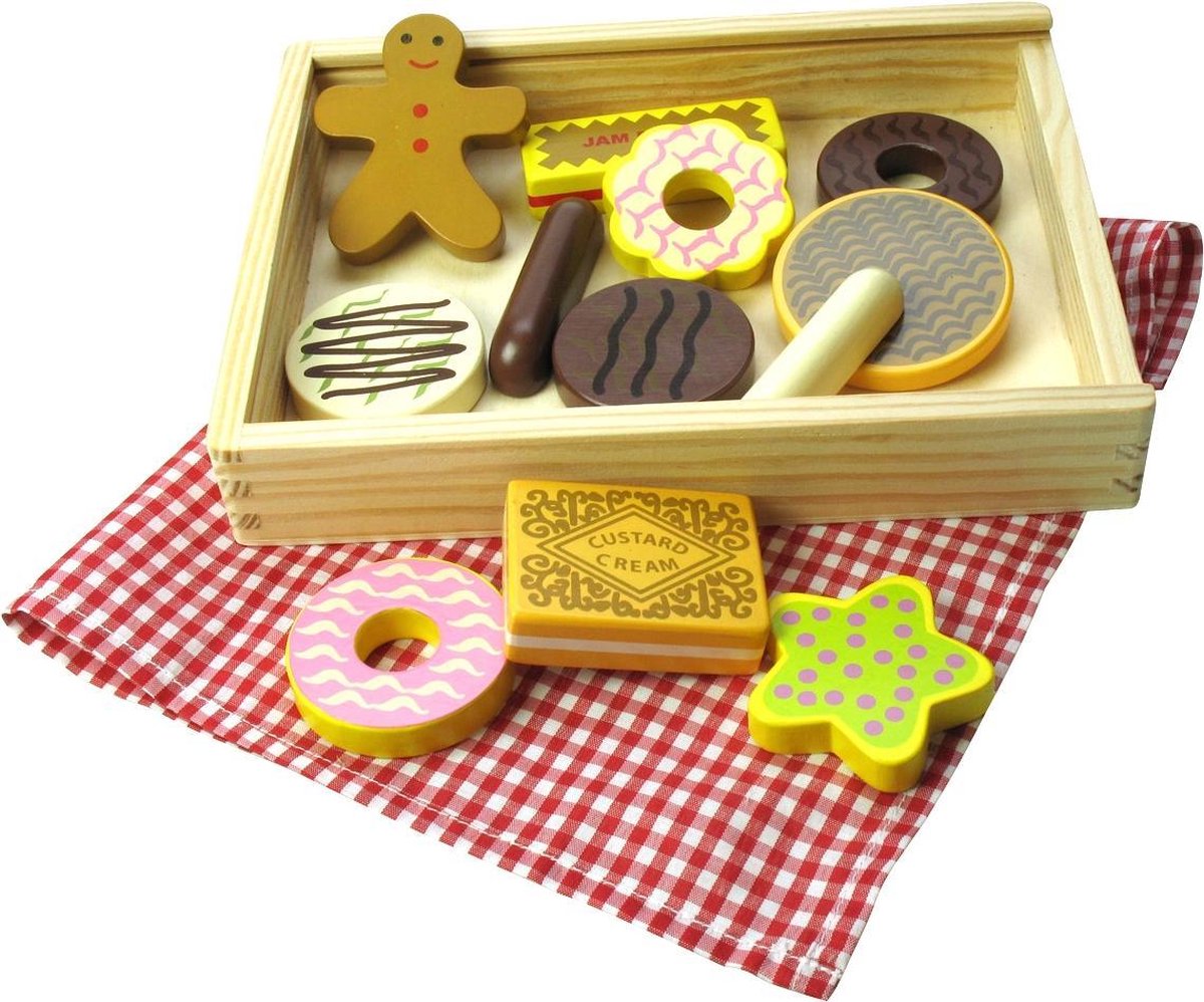 Houten Kistje met 12 Koekjes