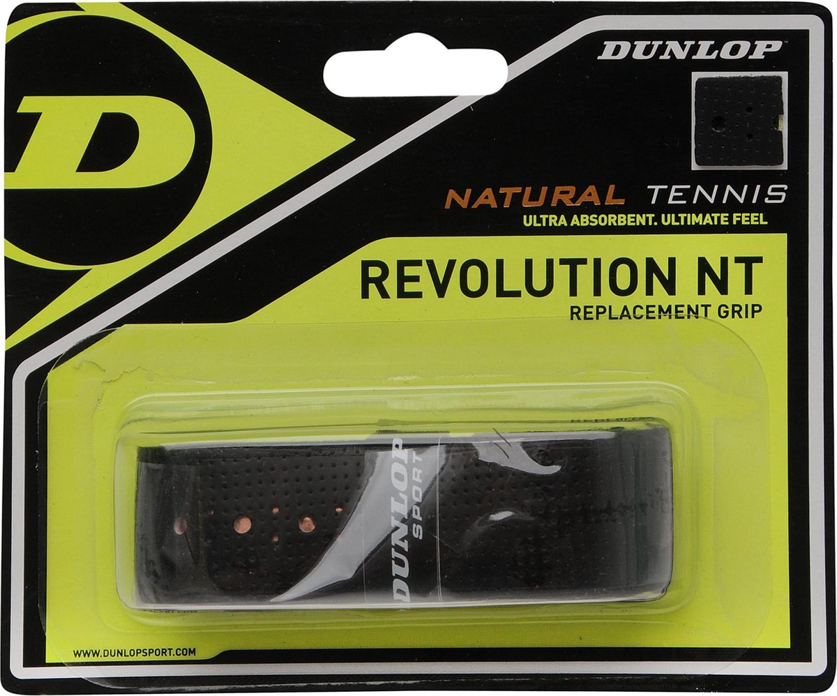 Dunlop REVOLUTION NT - vervangingsgrip - 12 stuks - zwart