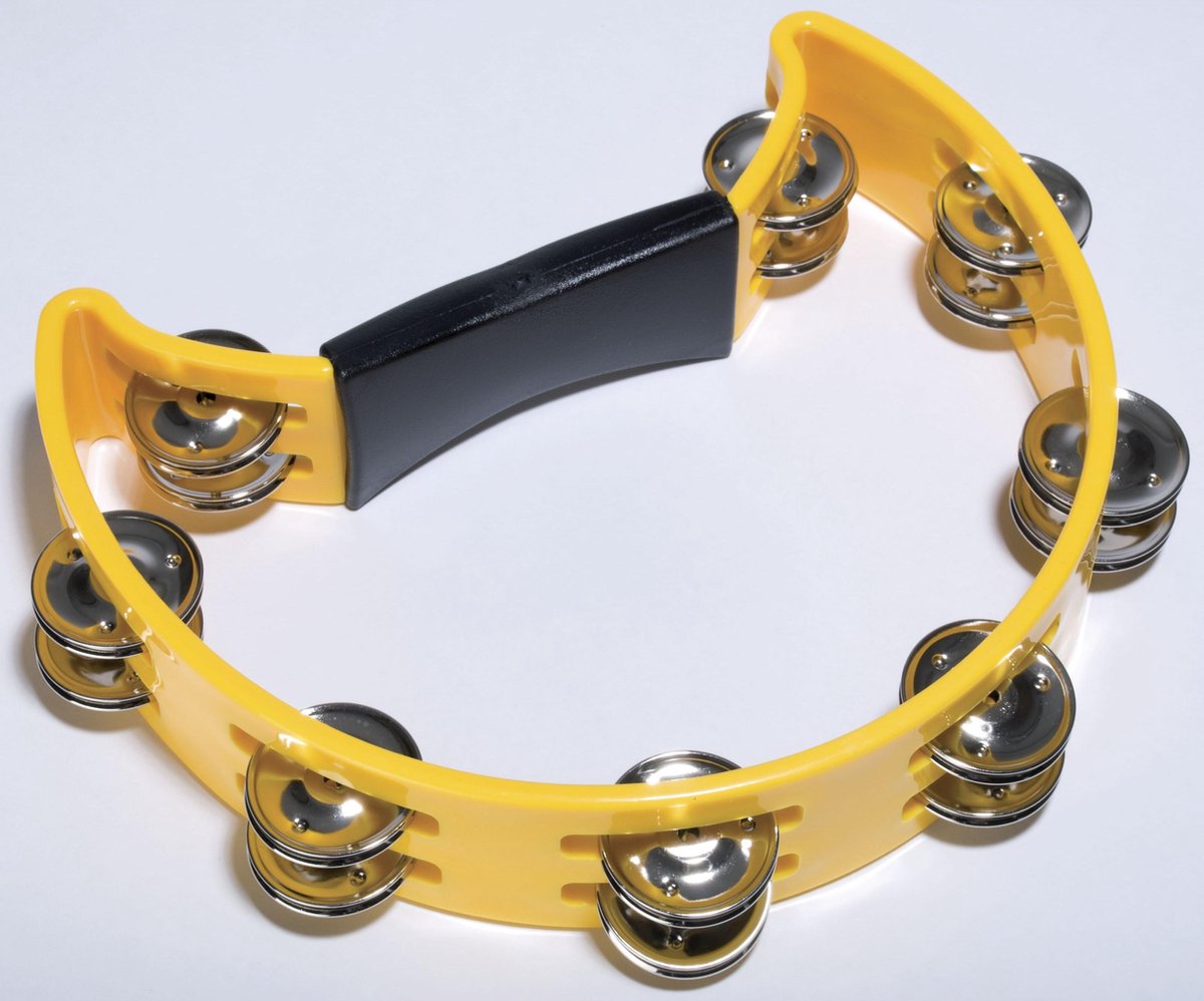 Tambourijnen - Fame Hand Tambourine Yellow