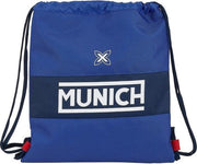Rugtas met Koordjes Munich Retro Blauw Donkerblauw