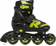 Roces Jokey 3.0 Skeelers / Inline Skates - Verstelbaar - Zwart/Geel - Kinderen - Maat 34/37