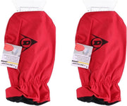 2x Ijskrabbers met warme handschoen rood 35 cm