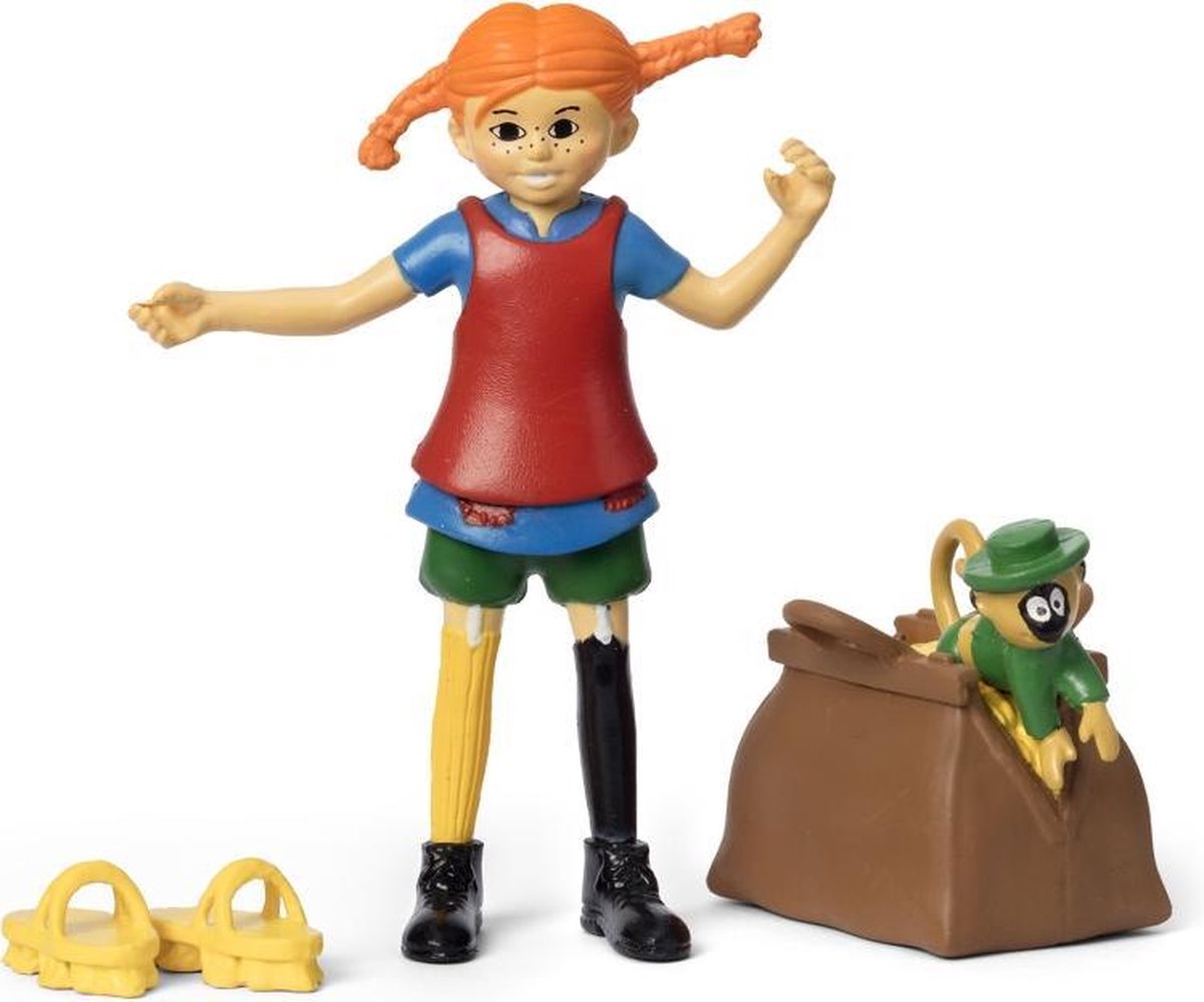 Micky Pippi Pippi Langkous figuren Pippi en Mr. Nilson