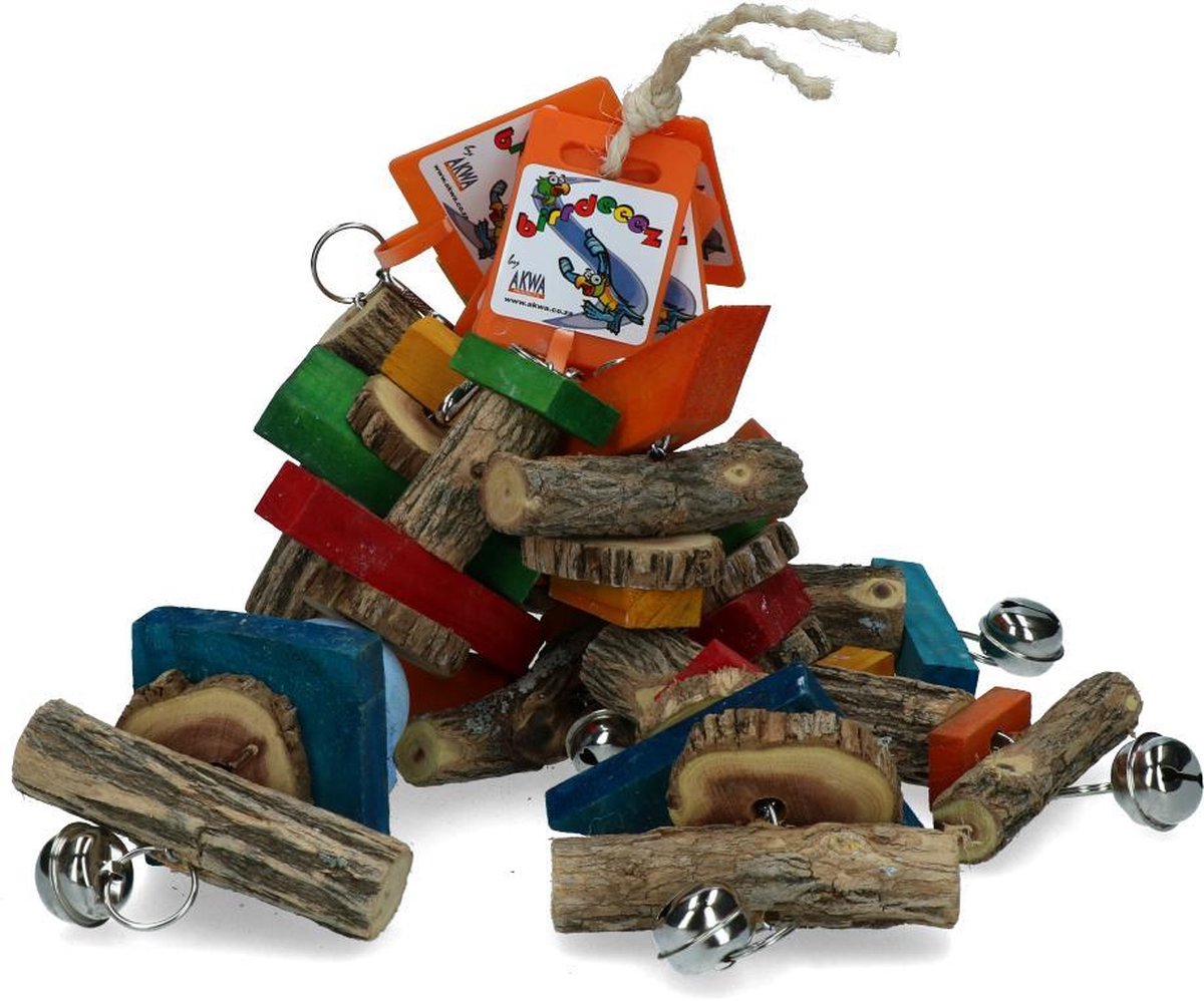 Birrdeeez Medium Variety 6-Pack Bird Toy