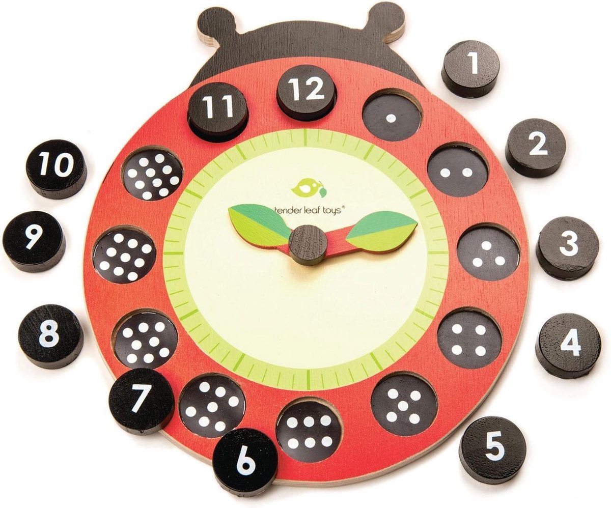 Leer de klok – houten spel  | Tender Leaf Toys