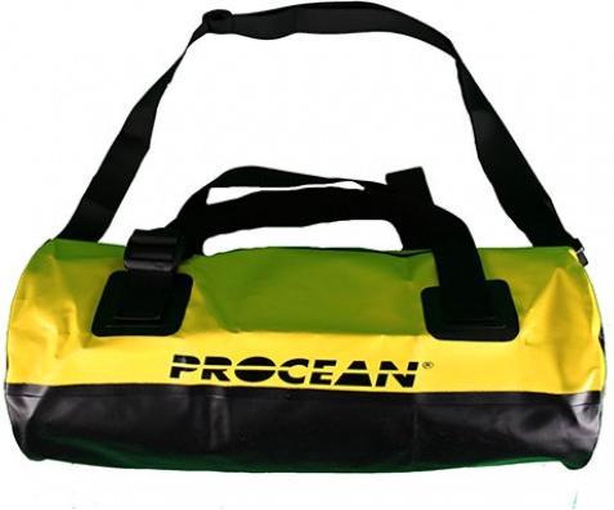 Droogtas 15 liter duffel tas geel