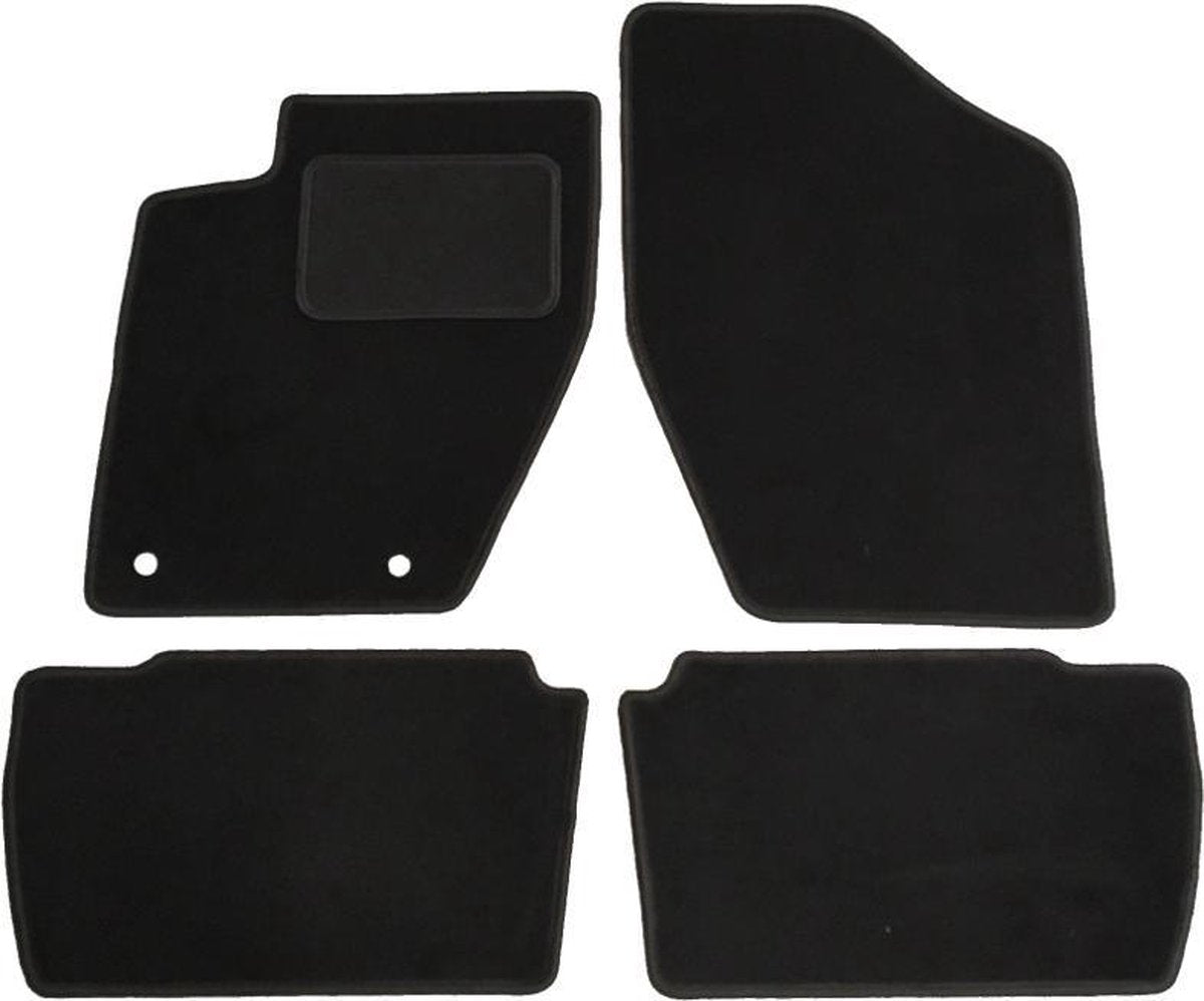 Automatten Peugeot 307 | Velours zwarte automatten | bouwjaren 2000 - 2009