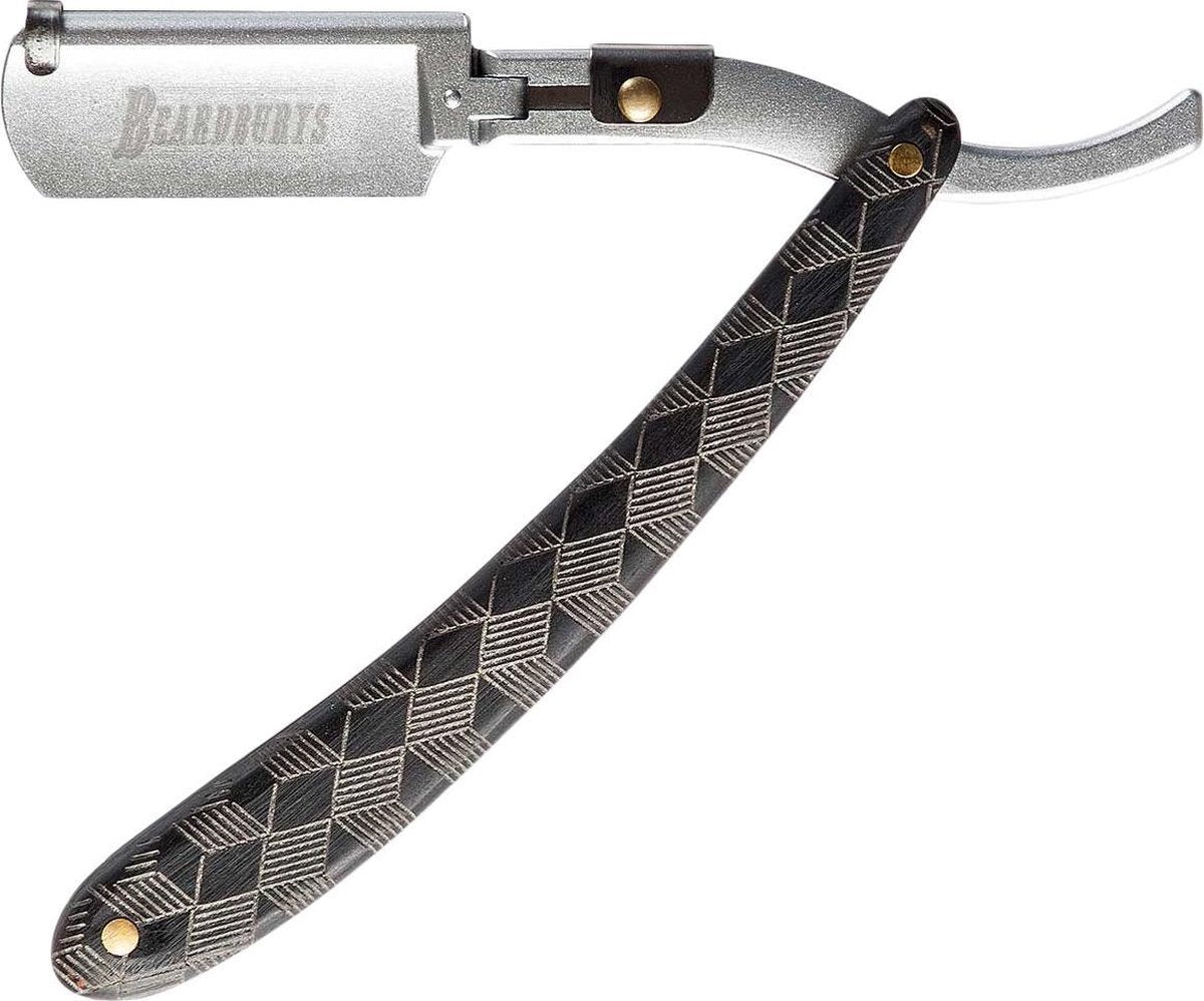 Barbermes Master Double RVS - zwart
