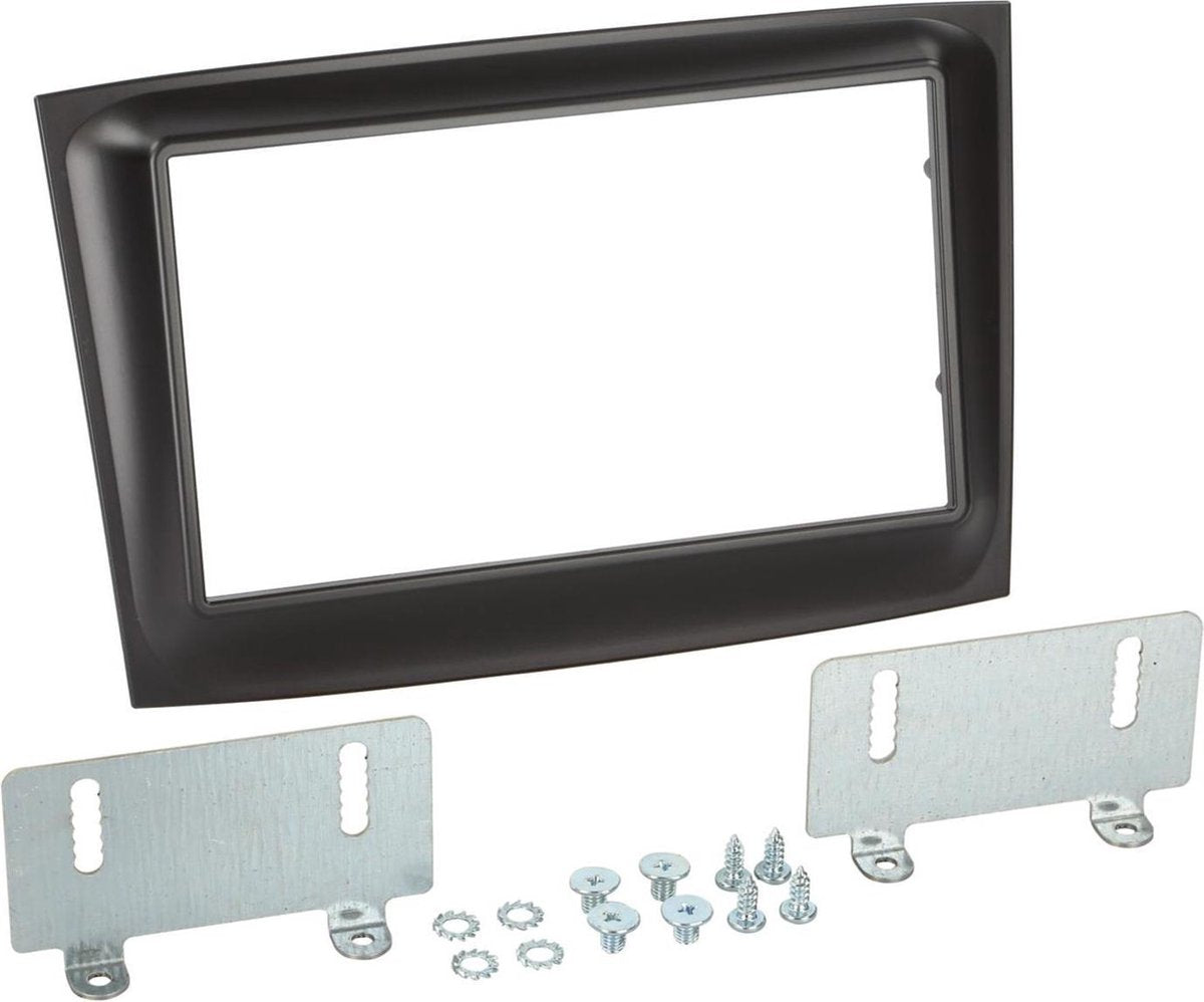 2-DIN Paneel Fiat Doblò 2015-2019 Kleur: Zwart