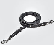 Lederen Riem Riverside Zwart (Large)