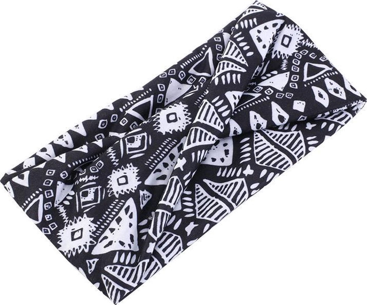 Haarband - Sport haarband - Zwart - Dames haarband - Meiden haarband - Tieners haarband - Make up - Vrijetijdshaarband - Twist haarband - Haarverzorging