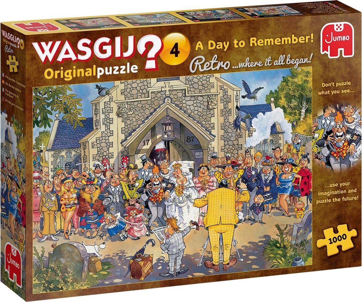 Wasgij Retro Original 4 Een dag om nooit te vergeten! puzzel - 1000 stukjes