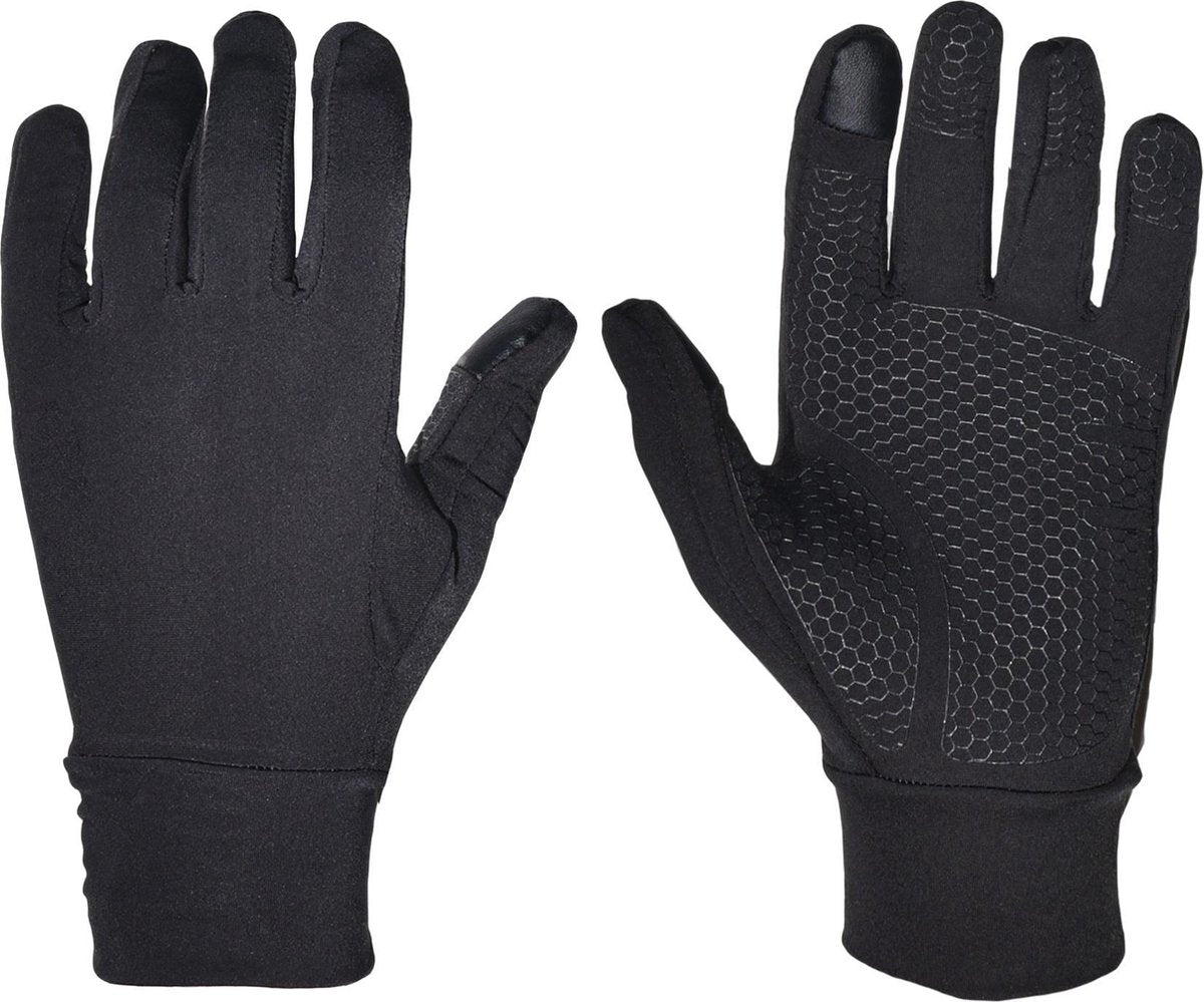 Brabo - BC7414 Brabo Tech gloves w/o logo Black - Black - Unisex - Maat M/L