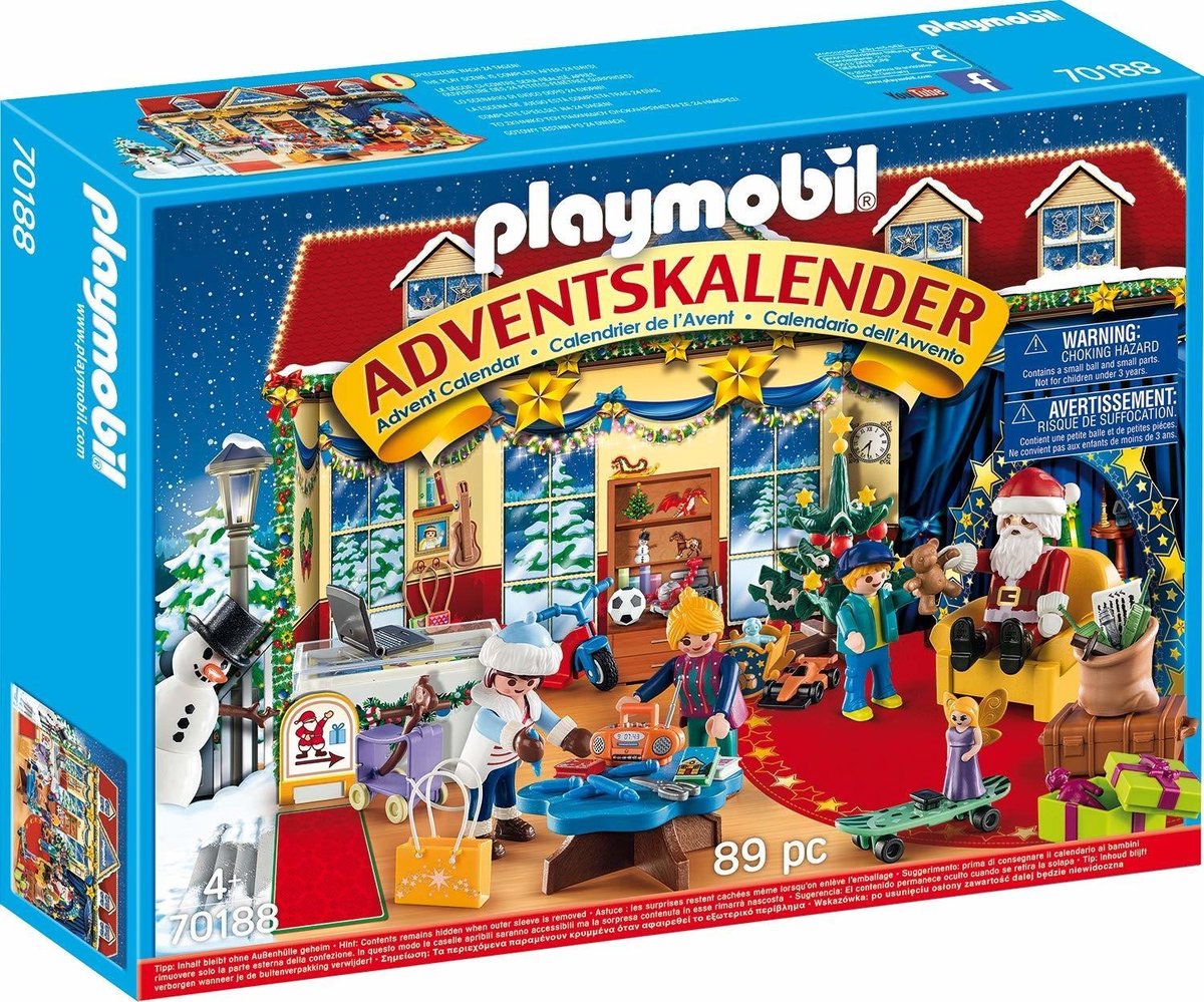 "PLAYMOBIL Christmas Adventskalender ""speelgoedwinkel"" - 70188"