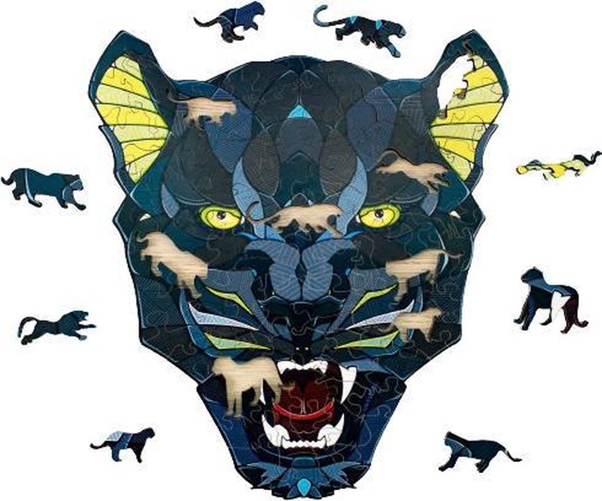 Eco Wood Art Houten Puzzel Panther
