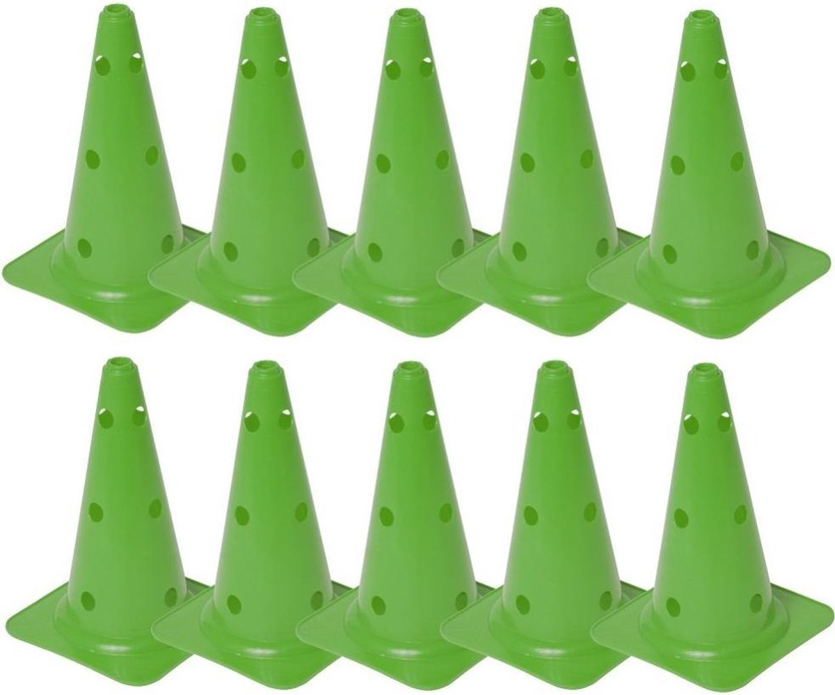 Multifunctionele pion 40 cm - Groen | 10 stuks | Cawila | Kegel