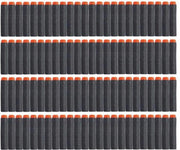 100 Pijltjes/Darts/Bullets geschikt voor Nerf Blasters - Speelgoedblaster pijltjes Zwart