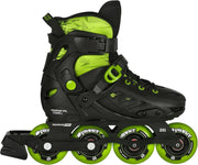 Powerslide Khaan  Inlineskates - Maat 27-30 - UnisexKinderen en volwassenen - zwart/groen