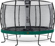 Trampoline EXIT Elegant Premium - ø366cm + net Deluxe - groen