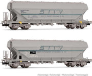 Rivarossi - Db/sncb 2-p 4-axle Fl-sided Hopper Wagon ���stiv��� Iv (9/20) * - RIV-HR6472 - modelbouwsets