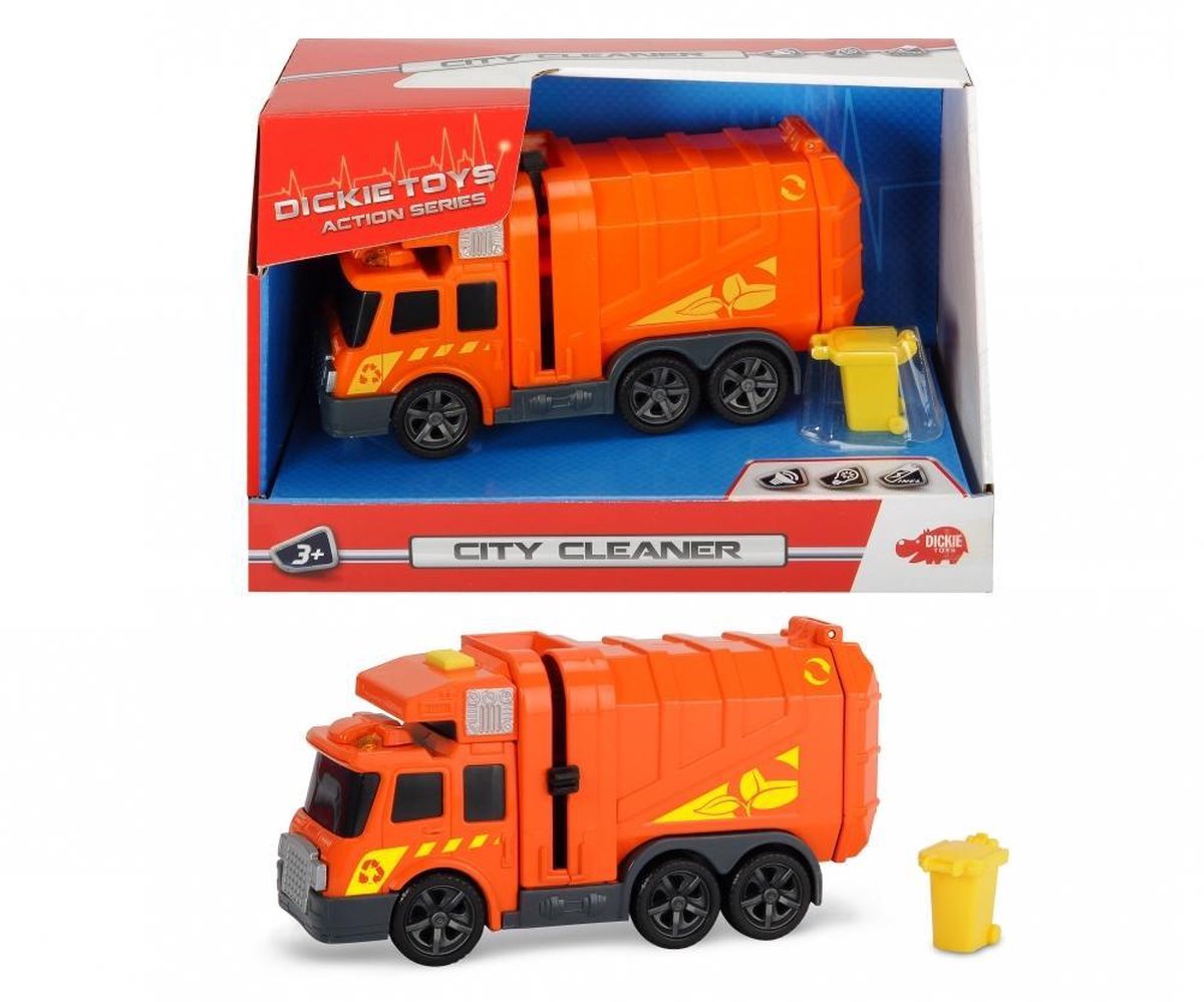 Dickie - Action Series - Vuilniswagen (15cm)