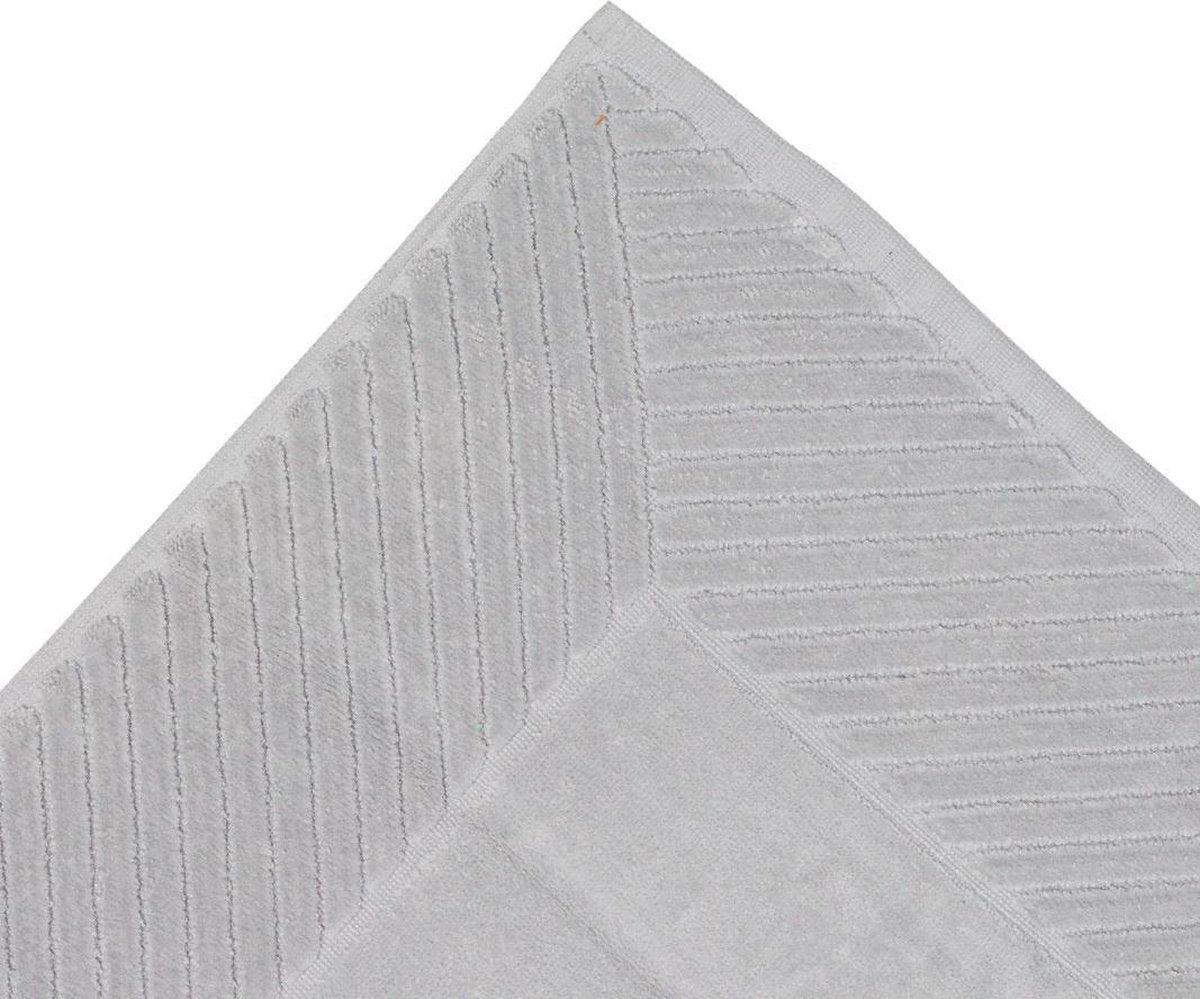 The One UltraDeLuxe Badmat 60x95cm Zilvergrijs