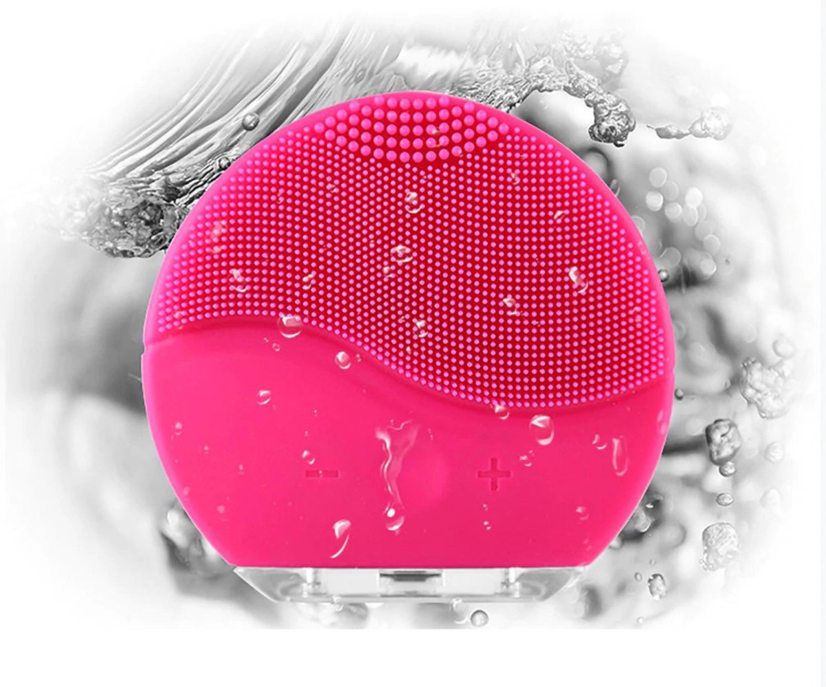 Luxe Ultrasone gezichtsreiniger - lady care - elektrische gezichtsreiniger - gezichtsverzorging - ultrasone trillingen - gezichtmassage - waterdicht - moederdagtip