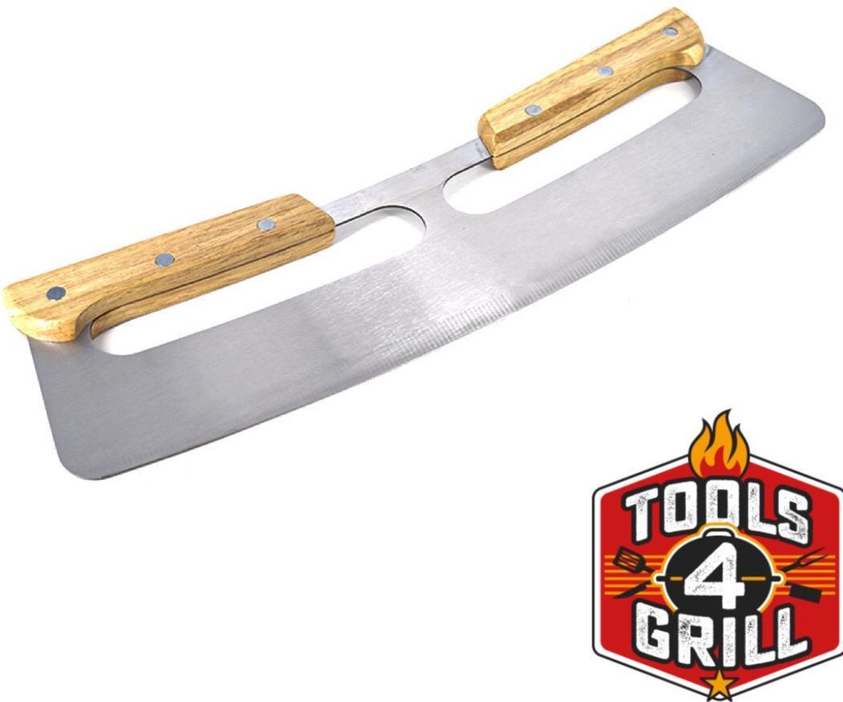 Tools4grill Pizza mes pizza snijder 35 cm met gratis beschermhoes